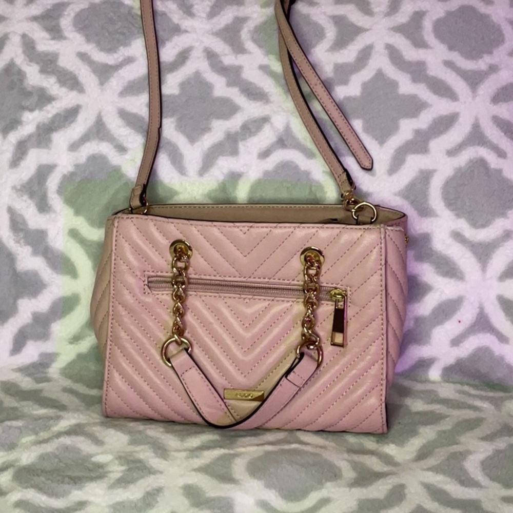 Cute pink mini purse with shoulder strap
